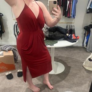 BCBGeneration red midi dress